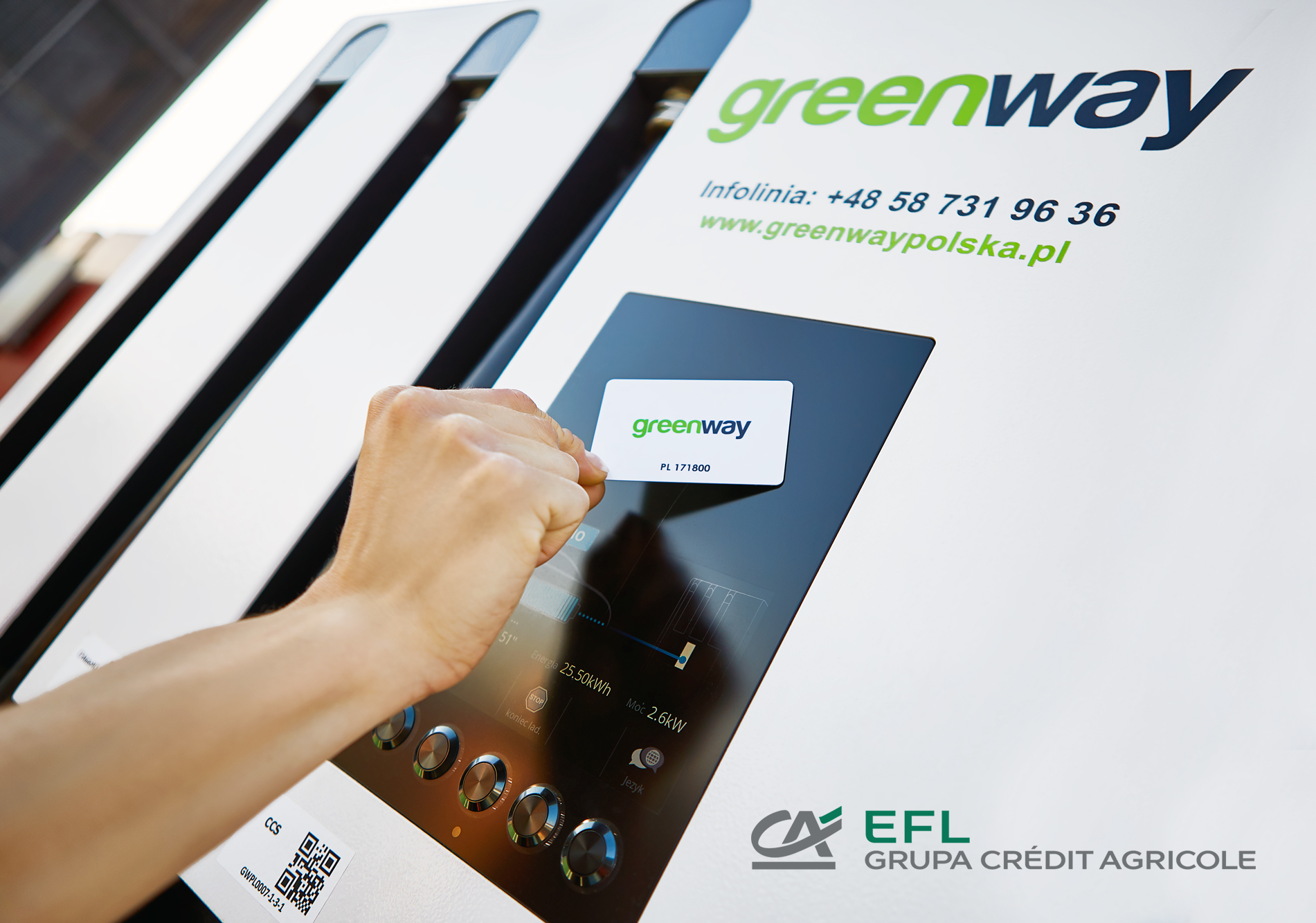 Ładowarki GreenWay Polska w leasingu EFL
