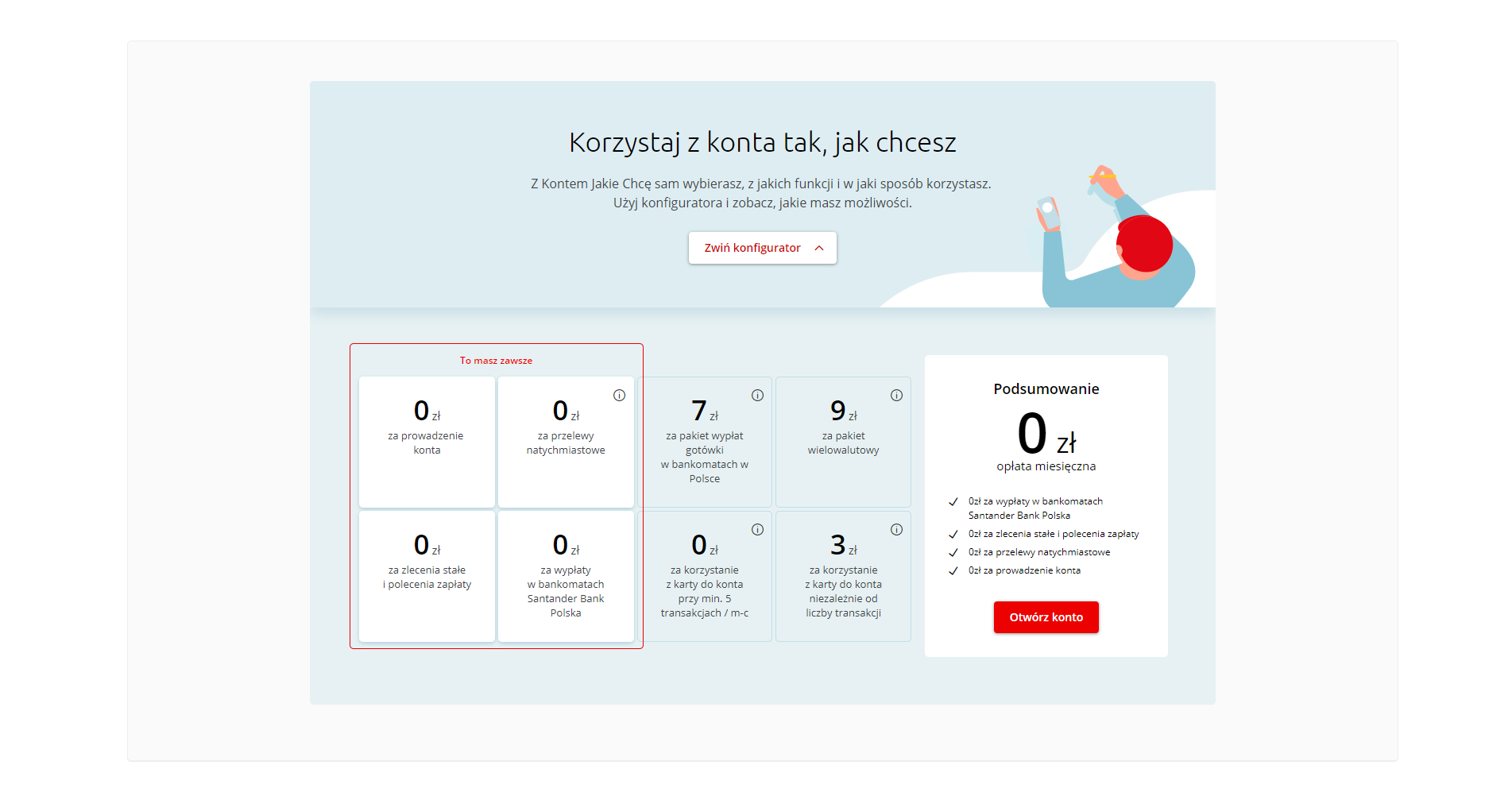Strona Santander Bank Polska w nowej odsłonie